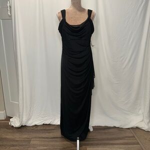 Stunning  Alex Evening Designs Women's Cold Shoulder Chiffon Dress